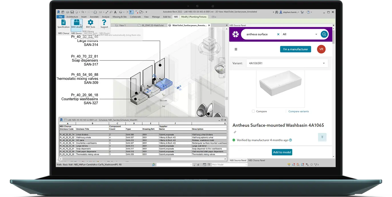 Preview of the Plug-in interacting with Revit